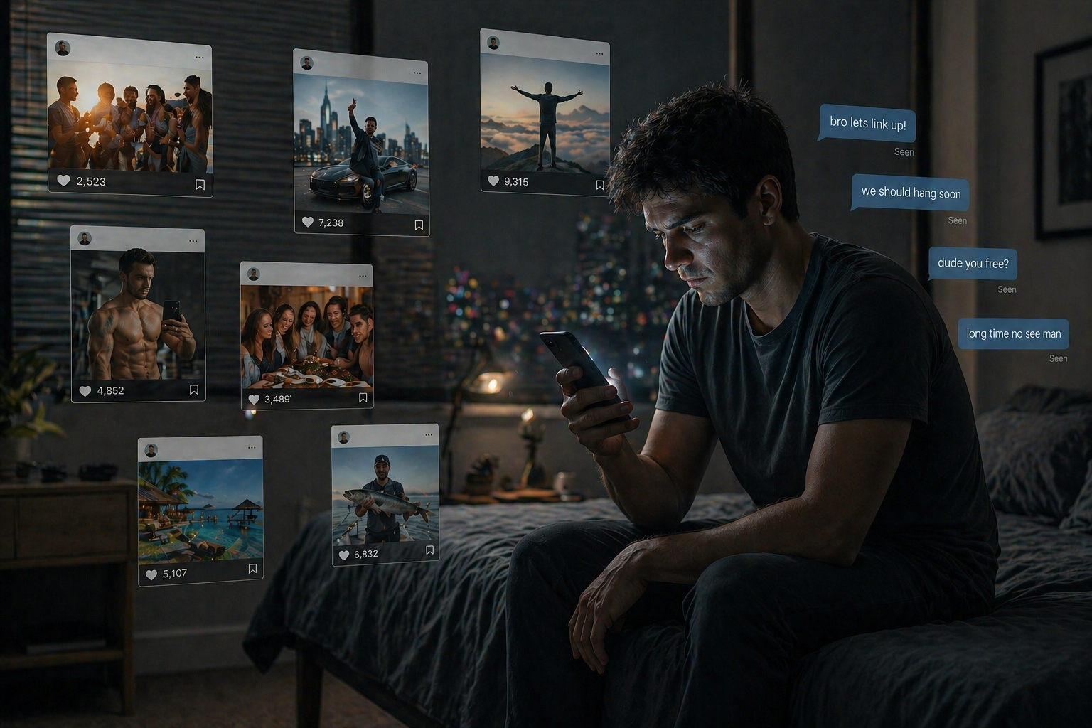 Connected and Alone